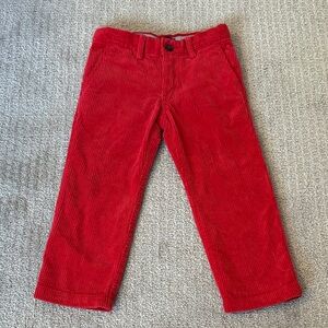 Polo by Ralph Lauren Red Corduroy Kids Pants